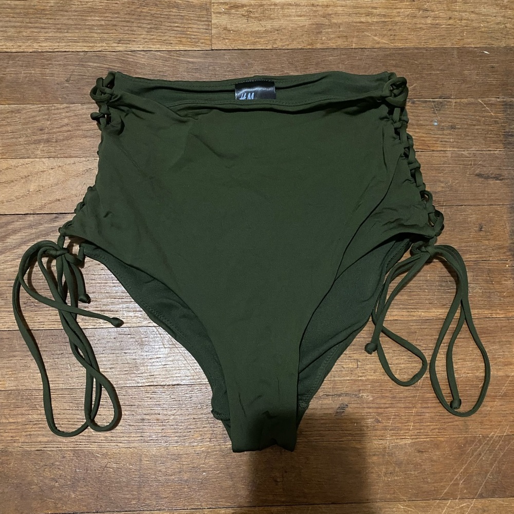Green bikini bottoms